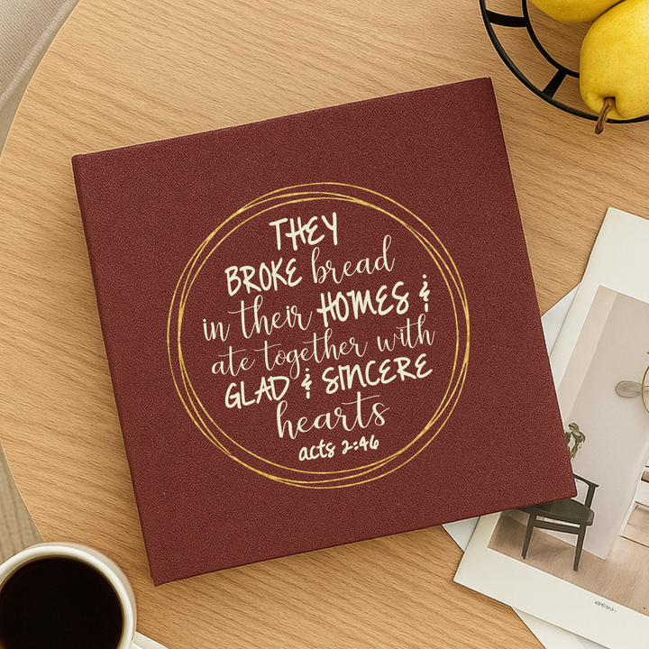 Custom Photo Album - Bible Verse Family Book - Self Adhesive
