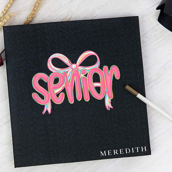 Custom Photo Album - Self Adhesive Personalized Graduation Scrapbook for Seniors