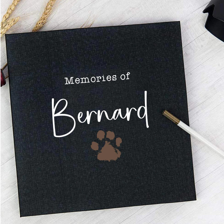 Custom Photo Album - Self Adhesive Personalized Pet Memory Scrapbook Coffee Table Book