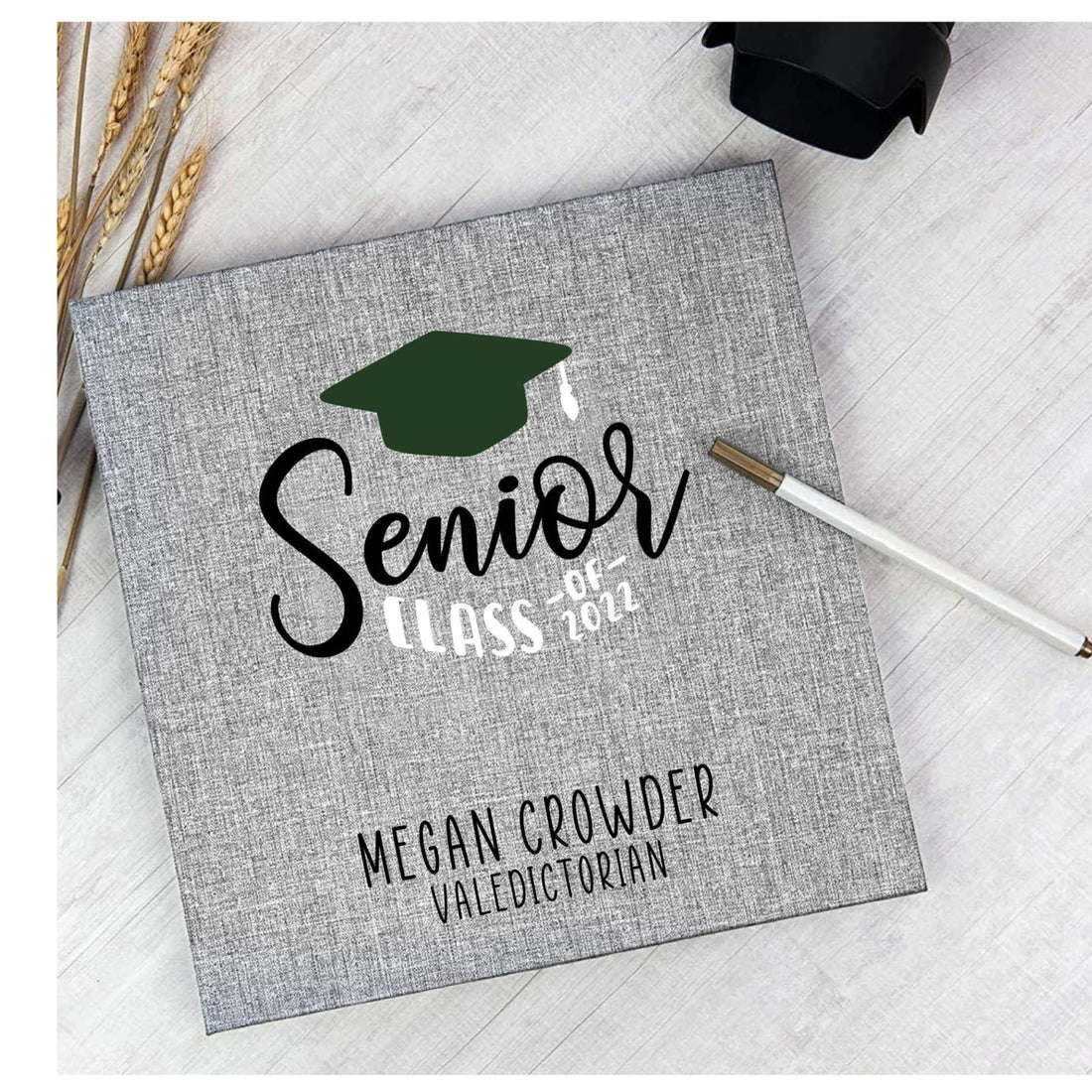 Custom Photo Album - Senior Self Adhesive Personalized Scrapbook for Graduates