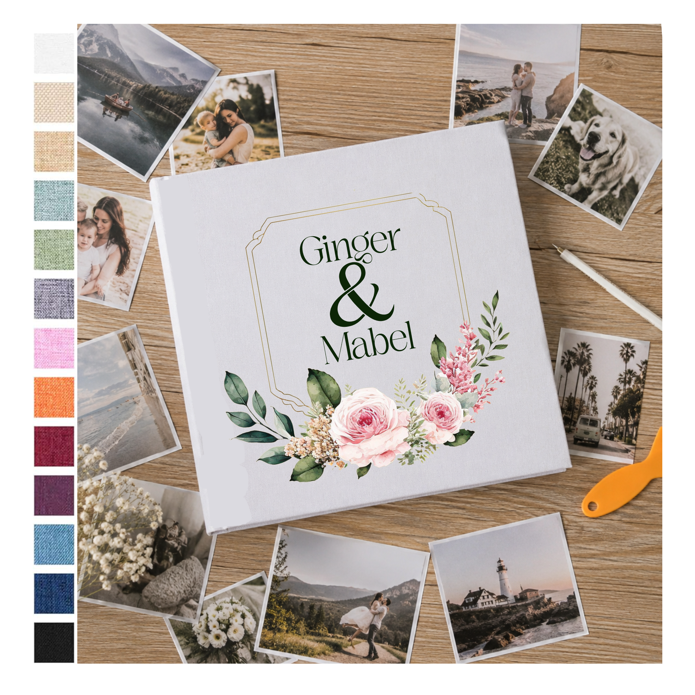 Custom Photo Album - Self Adhesive Personalized Scrapbook