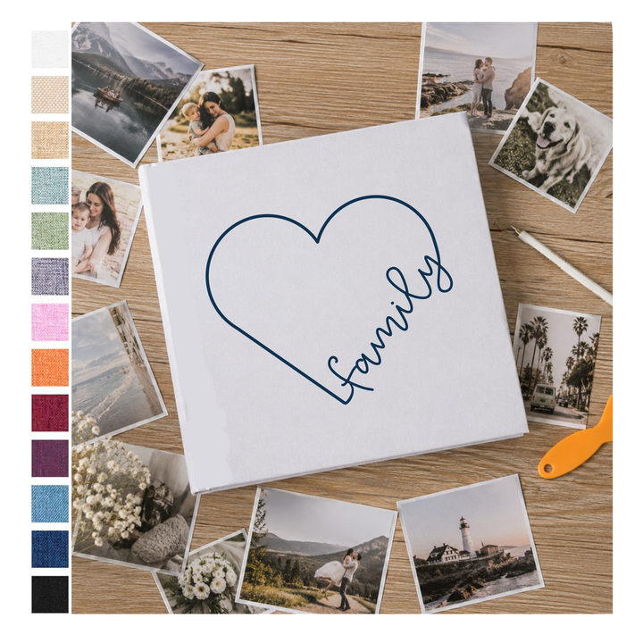 Custom Photo Album - Self Adhesive Personalized Family Book