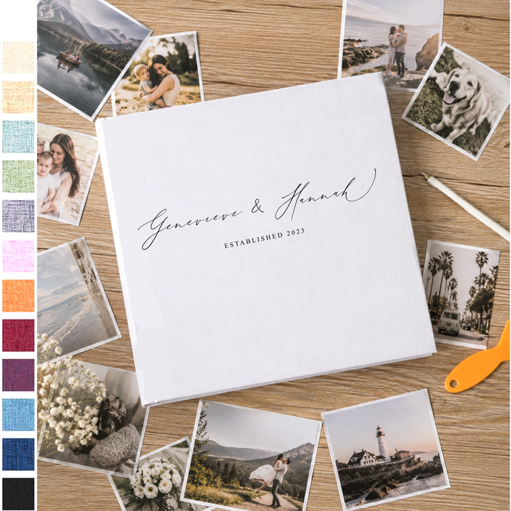 Custom Photo Album - Self Adhesive Wedding Album Scrapbook