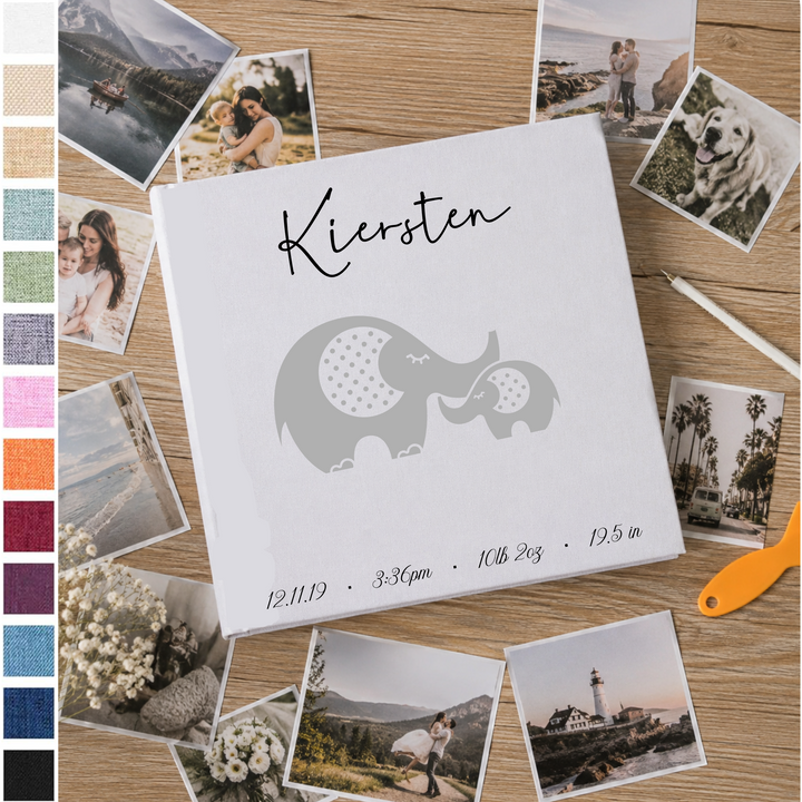 Custom Photo Album - Self Adhesive Personalized Memory Scrapbook Baby Book