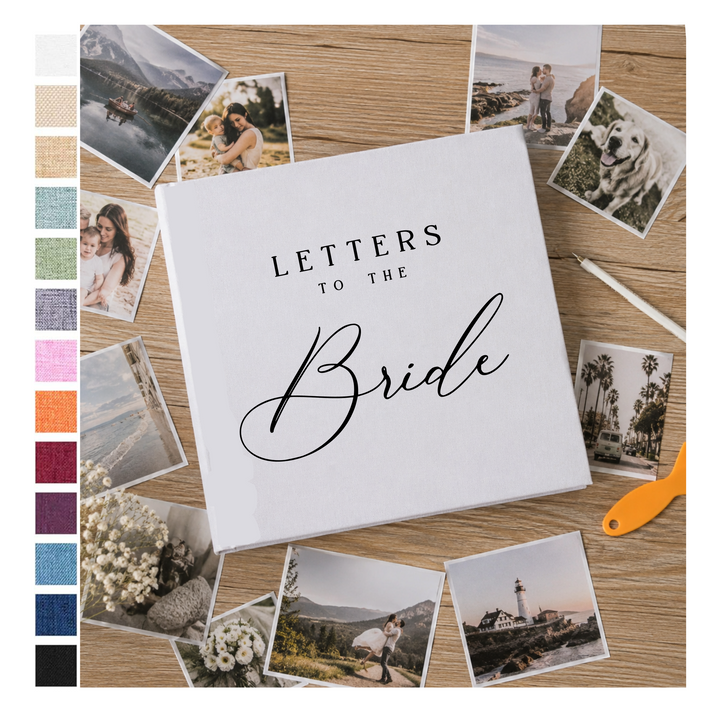 Custom Photo Album - Letters to the Bride Book - Self Adhesive Wedding