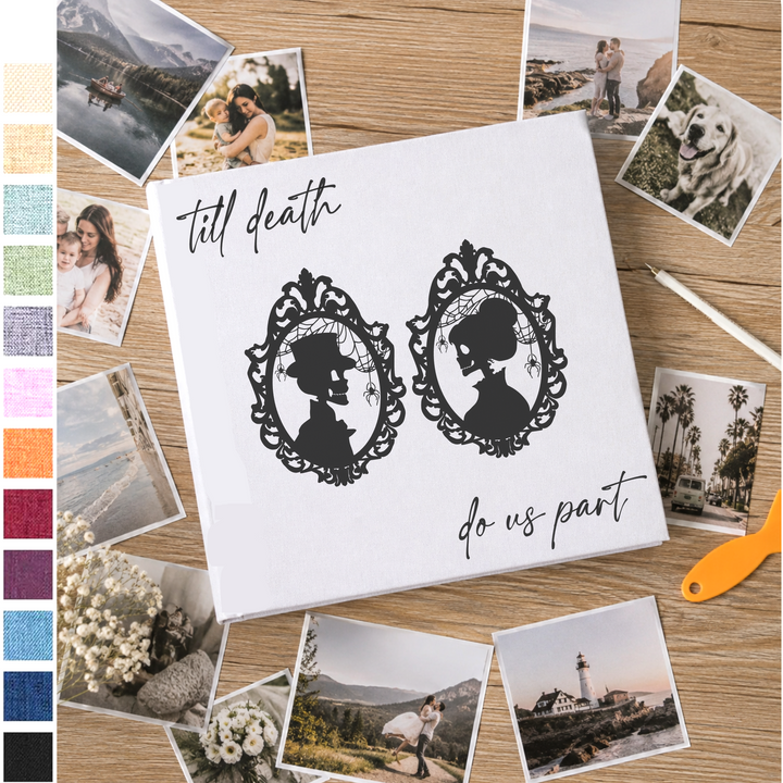 Custom Photo Album - Self Adhesive Personalized Wedding Album Till Death