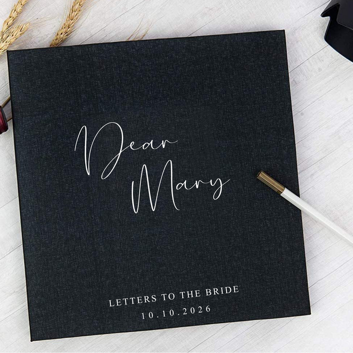 Custom Photo Album - Letters to the Bride Self Adhesive Personalized Scrapbook