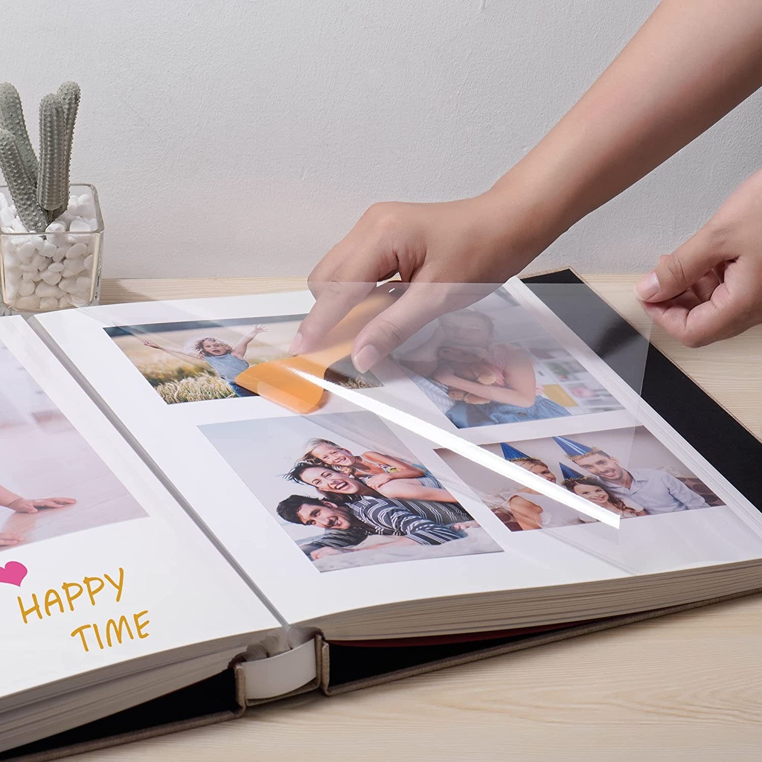 Custom Photo Album - Self Adhesive Personalized Baby Book Scrapbook