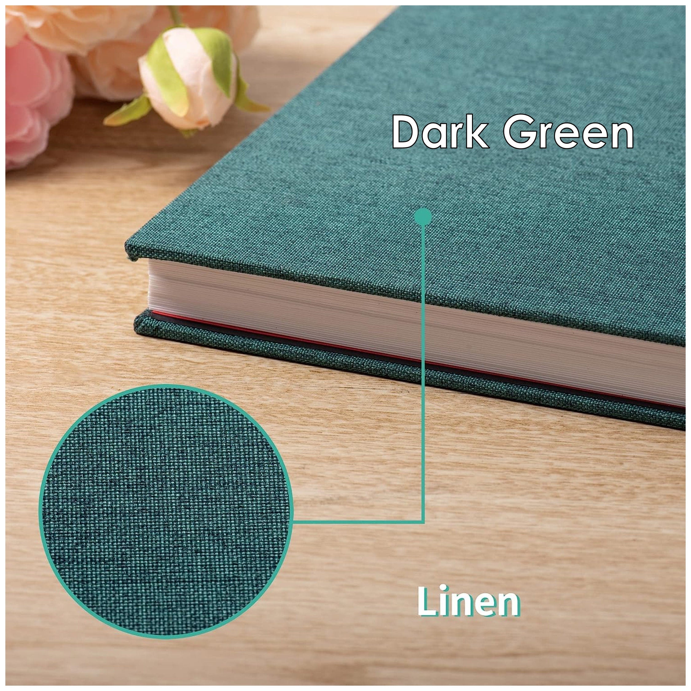 Custom Photo Album - Self Adhesive Personalized Engagement