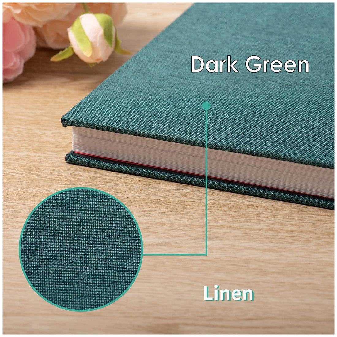 Custom Photo Album - Self Adhesive Personalized Engagement