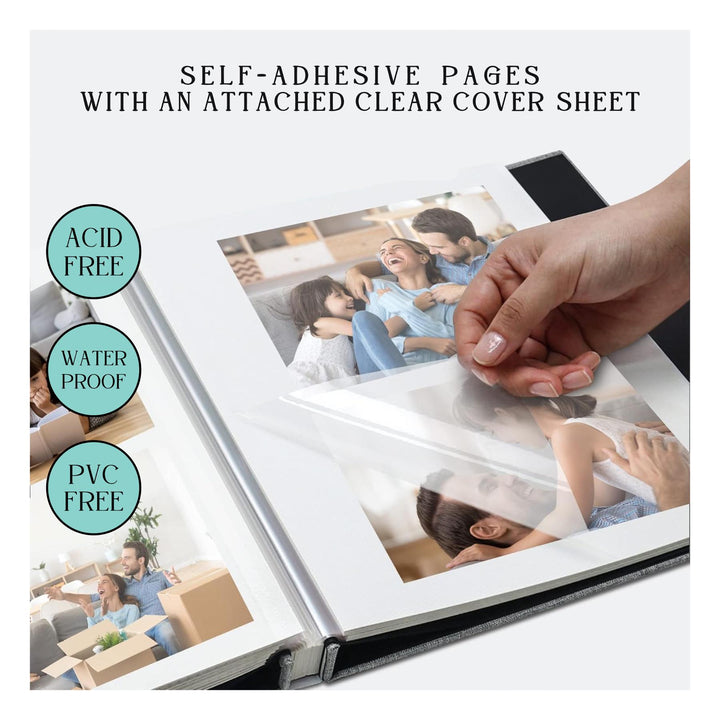 Custom Photo Album - Self Adhesive Personalized Graduation Scrapbook for Seniors